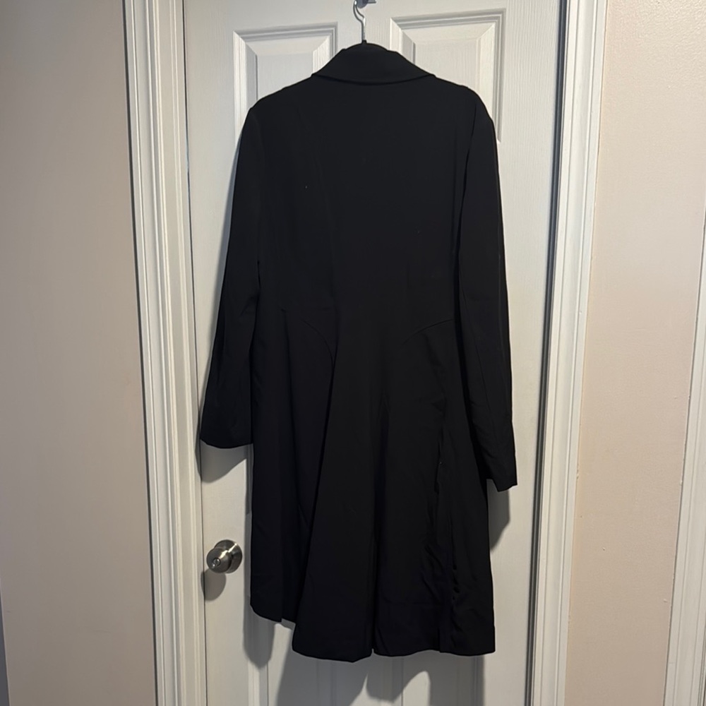 Bisou Bisou Black Trench Coat - Picture 3 of 3